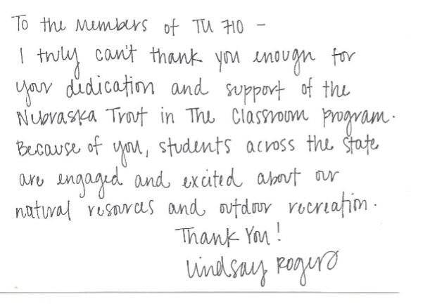 lindsy rojers letter